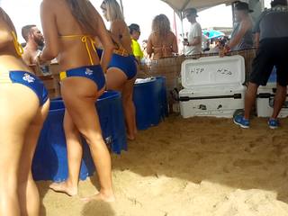 Elite modelle erstaunlich arsch auf die strand teil ich