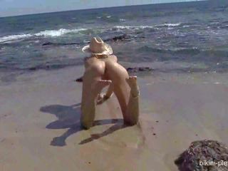 Sarah Strip at the beach